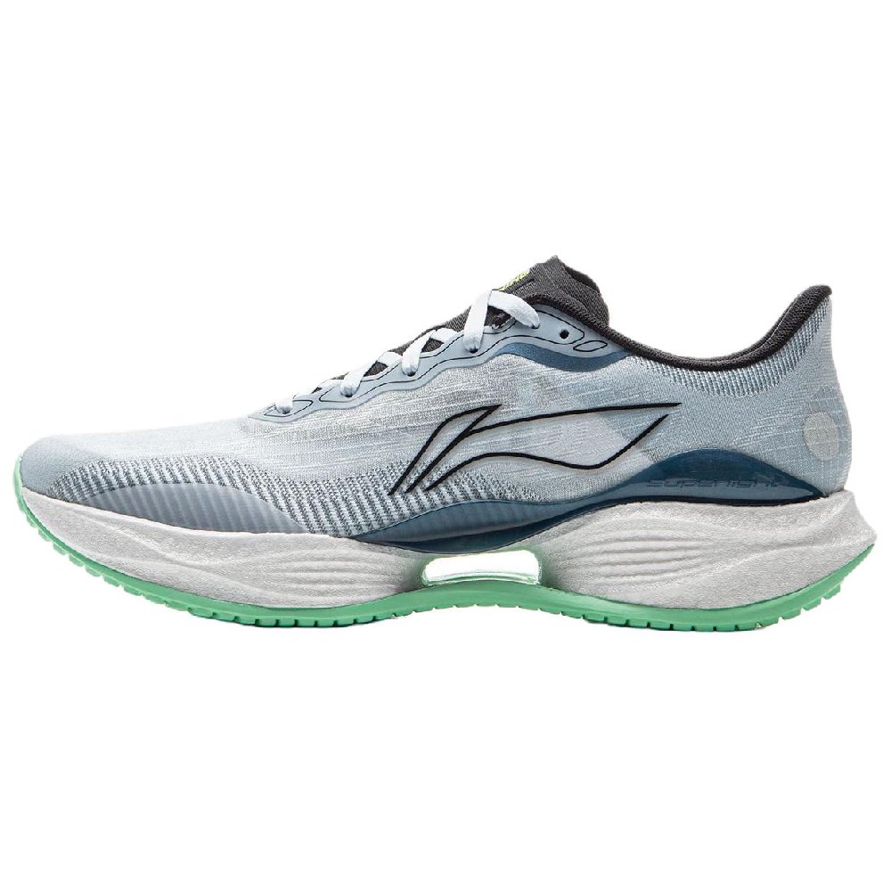 LiNing Super Light 22 Cushioning Lightweight Rebound Low Top City Commute Running Shoes Men's Blue