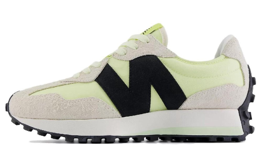 New Balance 327 White Black Grey Yellow Women's
