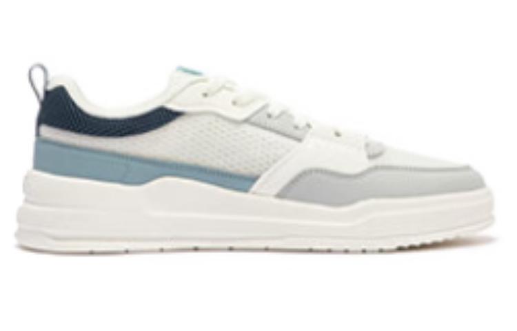 361° Anti Slip Wear Resistant Low Top Skateboard Shoes Men's White Blue