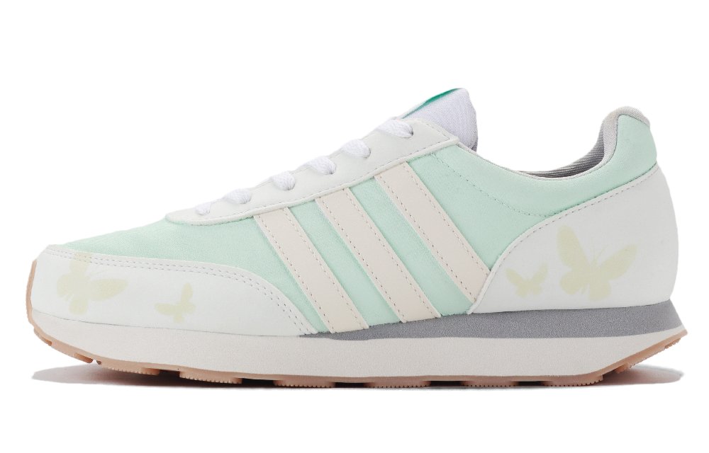 Adidas Neo RUN 60S 3.0 Anti-Slip Wear-Resistant Low-Top Casual Shoes Women's White Green