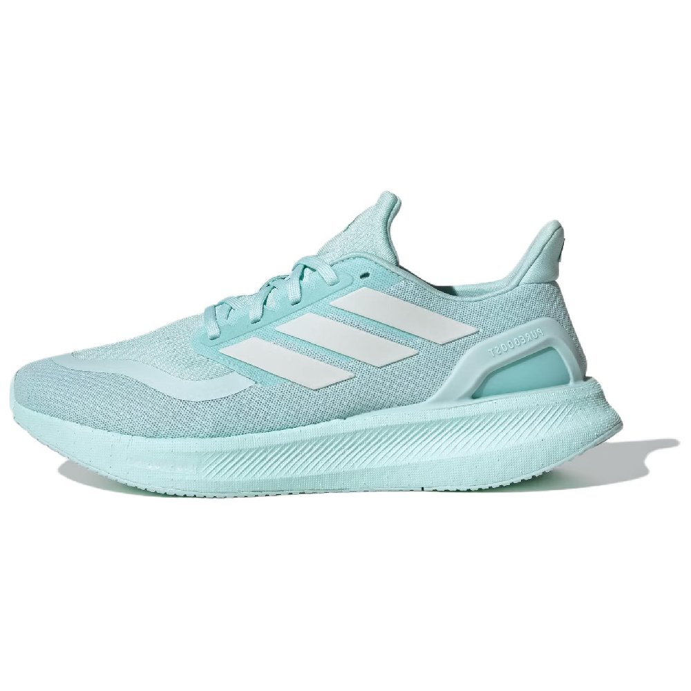 Adidas PUREBOOST 5 Anti-Slip Wear-Resistant Low-Top Running Shoes Unisex Light Turquoise