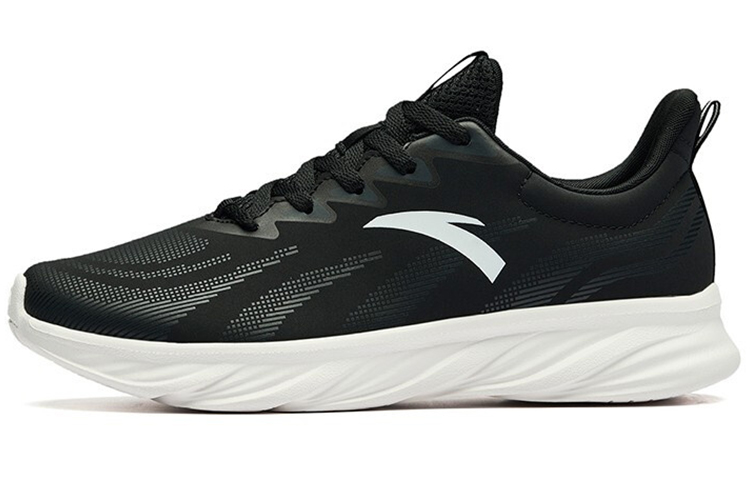 Anta Low Top Running Shoes Men's Black Gray White