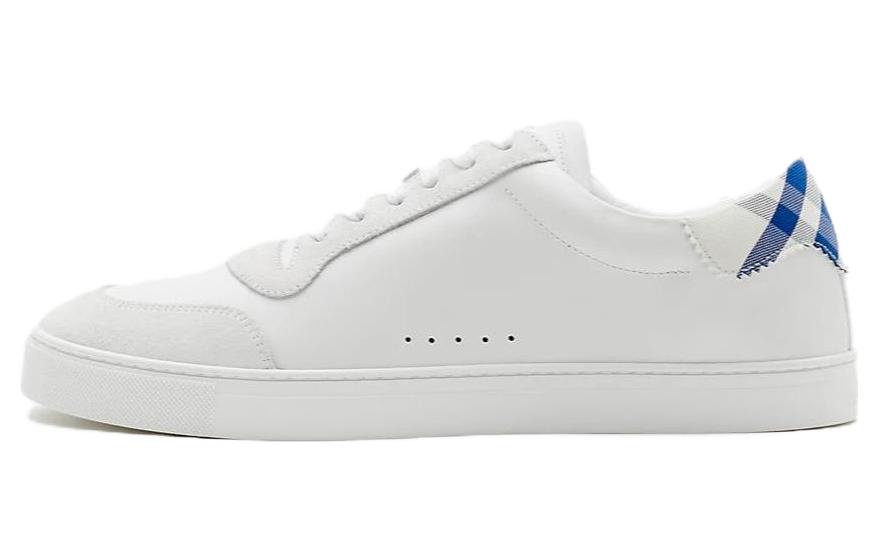 Burberry Checkered Leather Sneakers