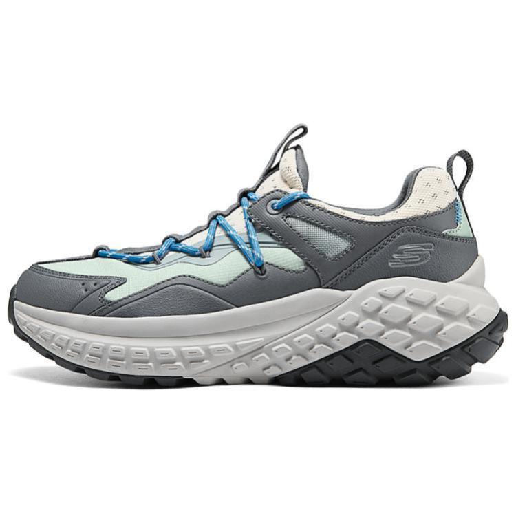 Skechers Sport Slip Resistant, Abrasion Resistant, Breathable, Supportive Low Top Casual Running Shoes Men's Gray Green