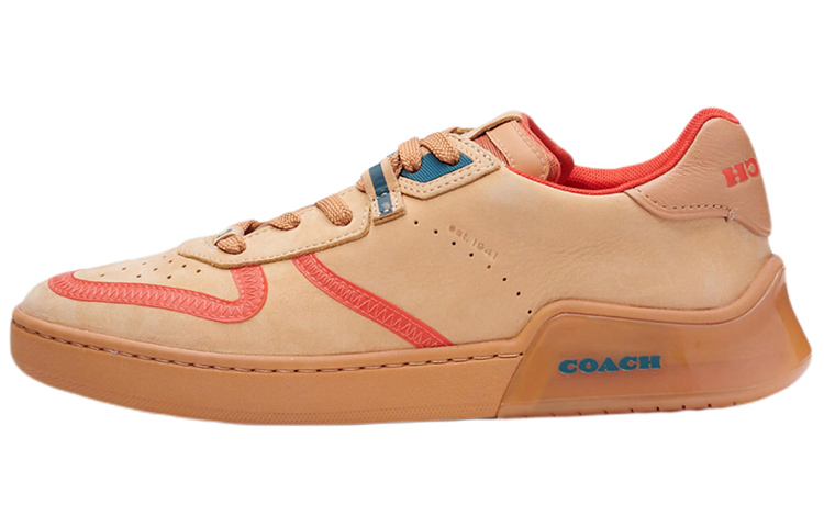 COACH CitySole COURT Stylish Skateboarding Shoes Men's Flesh Pink