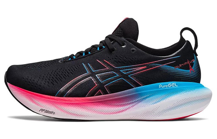 Asics Gel Nimbus 25 'Black Electric Red'