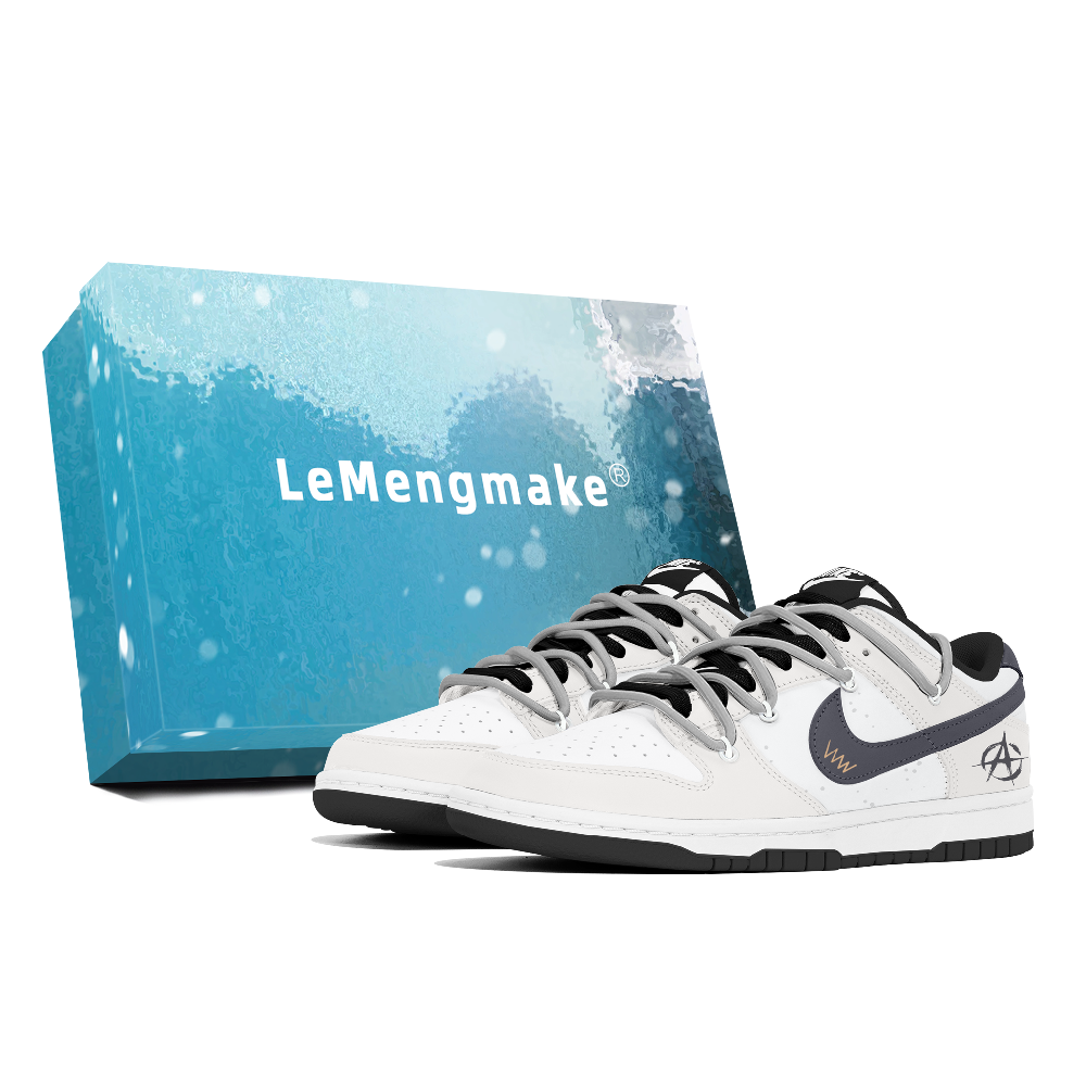 Nike Dunk Lemon Joy Abrasion Resistant Low Top Skateboard Shoes Men's Ecru