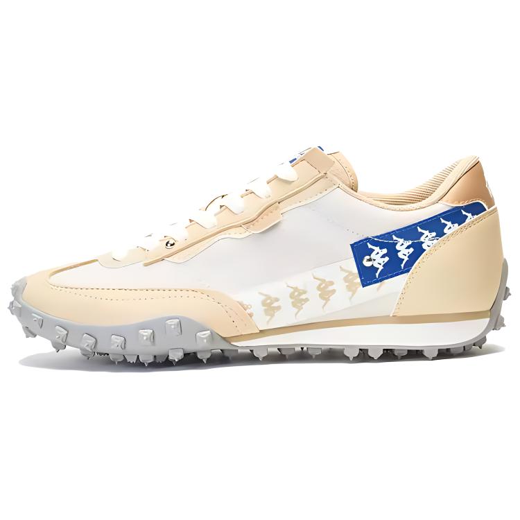 Kappa Anti-Slip Wear-Resistant Low-Top Casual Running Shoes Unisex Malt Beige Brown