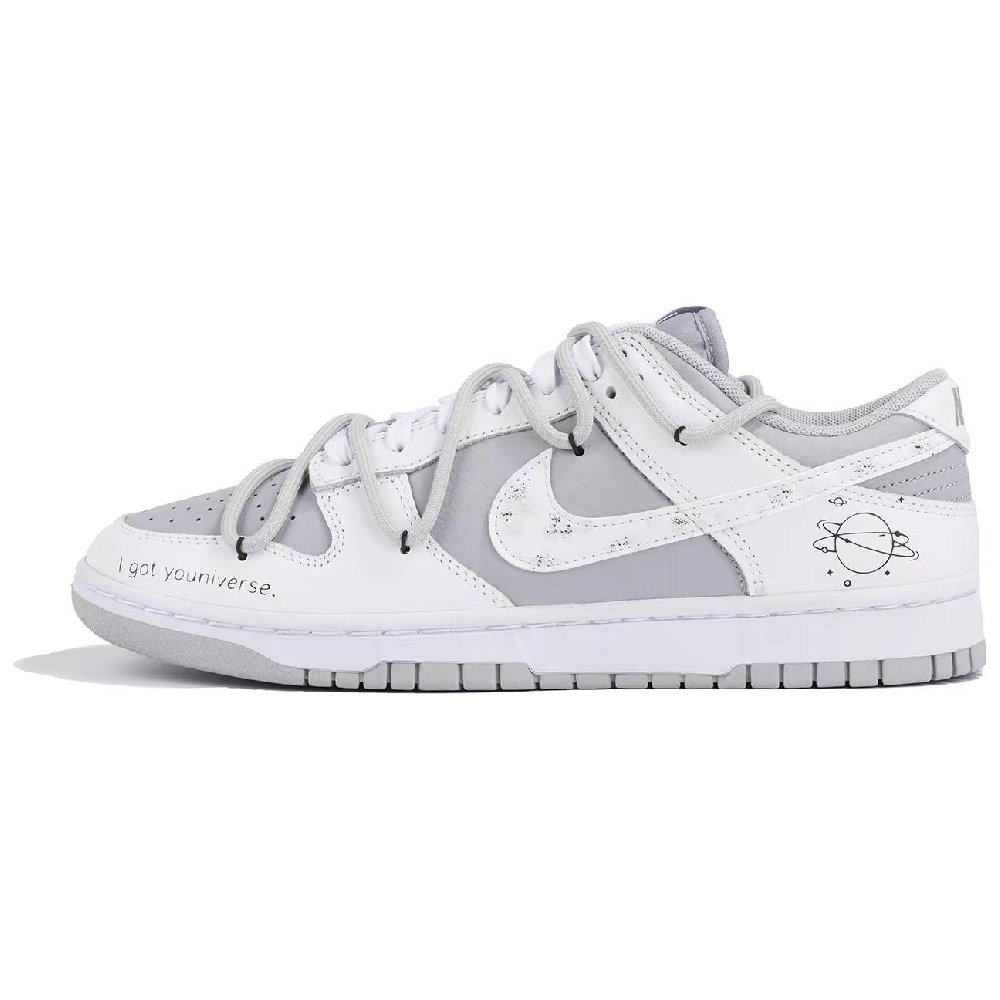 Nike Dunk Skateboard Shoes Men Low-Top White