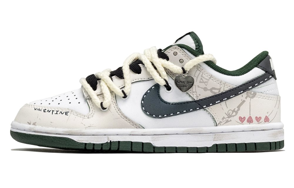 Nike Dunk Slip-Resistant Low-Top Skateboard Shoes Unisex Ecru
