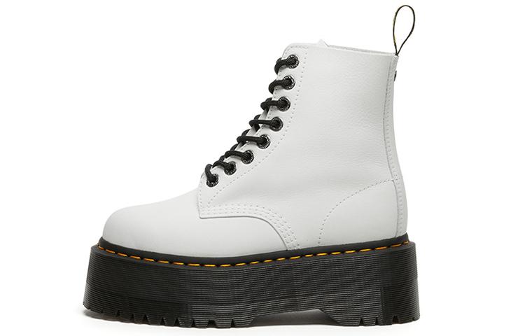 Dr. Martens 1460 Pascal Pisa Martin Boots White Women's