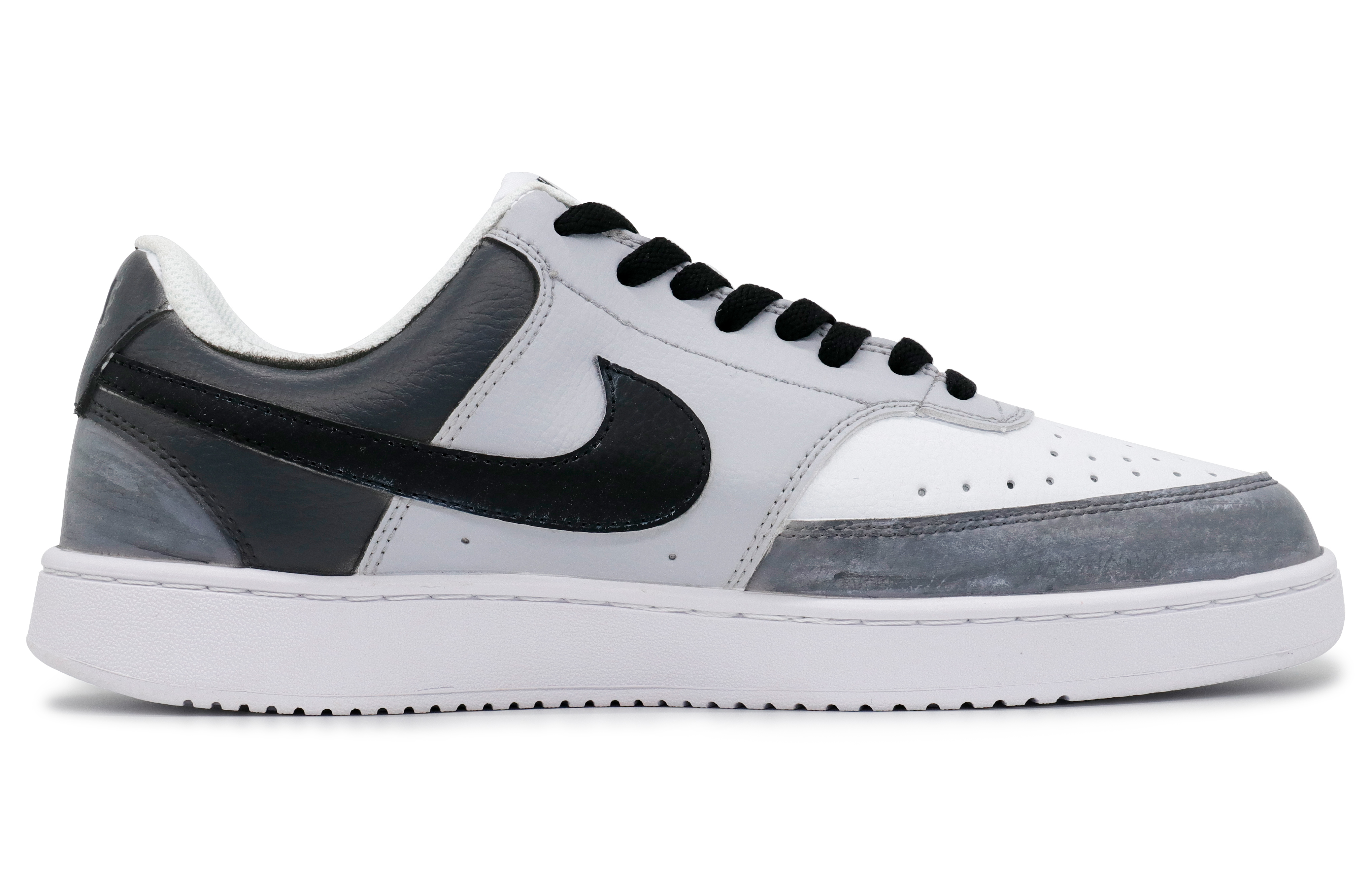 Nike Court Vision 1 Magic Claw Spirit, Blue Love Anti Slip Wear Resistant Low Top Skateboard Shoes Men's Black Gray купить в интернет-магазине Yoocart с быстрой доставкой по России.