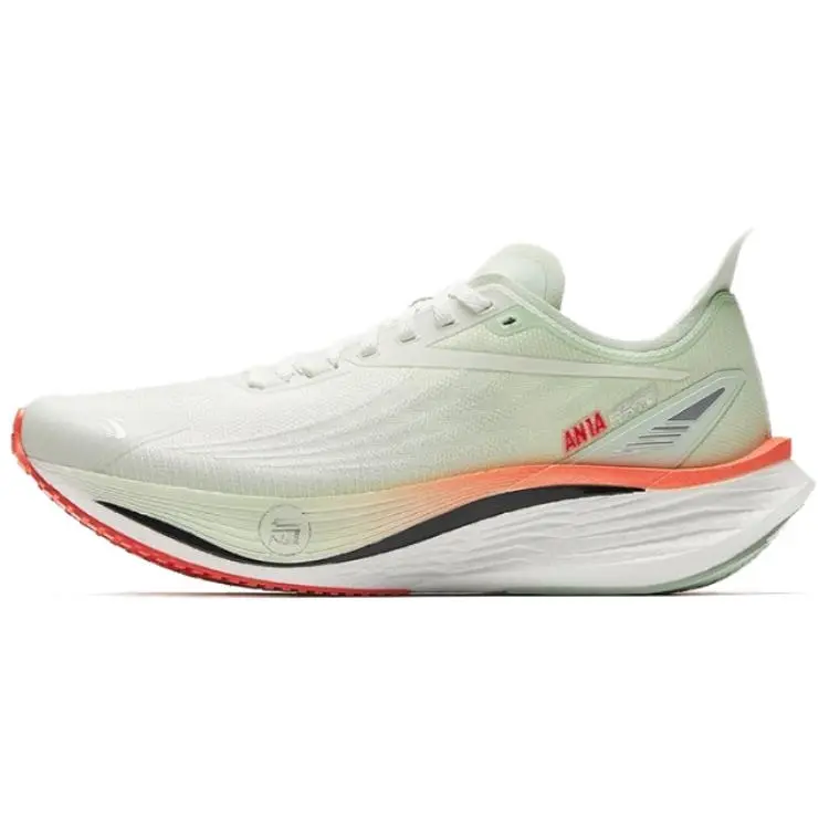Anta Shock Absorbers Rebound Low top Training Racing Running Shoes Women's White Green