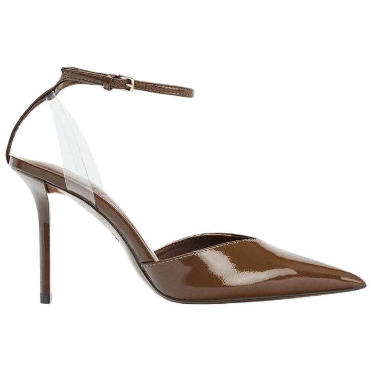 ZARA Slim Heel High Heels 7CM Women's Brown купить в интернет-магазине Yoocart с быстрой доставкой по России.