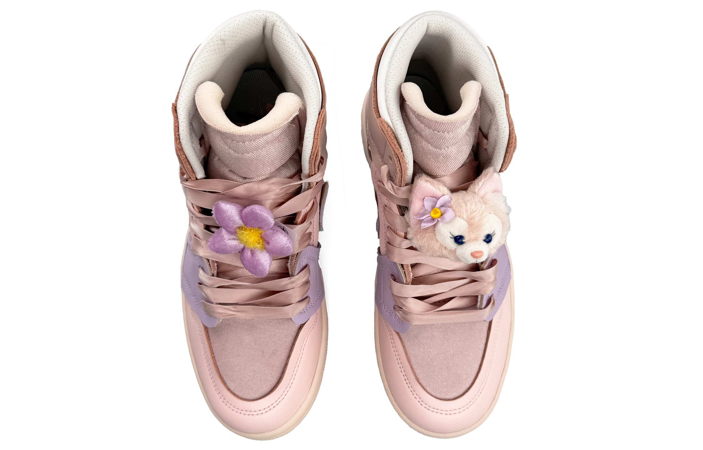 Jordan Air Jordan 1 Abrasion Resistant Slip Resistant High top Vintage Basketball Shoes Women's Pink Purple купить в интернет-магазине Yoocart с быстрой доставкой по России.