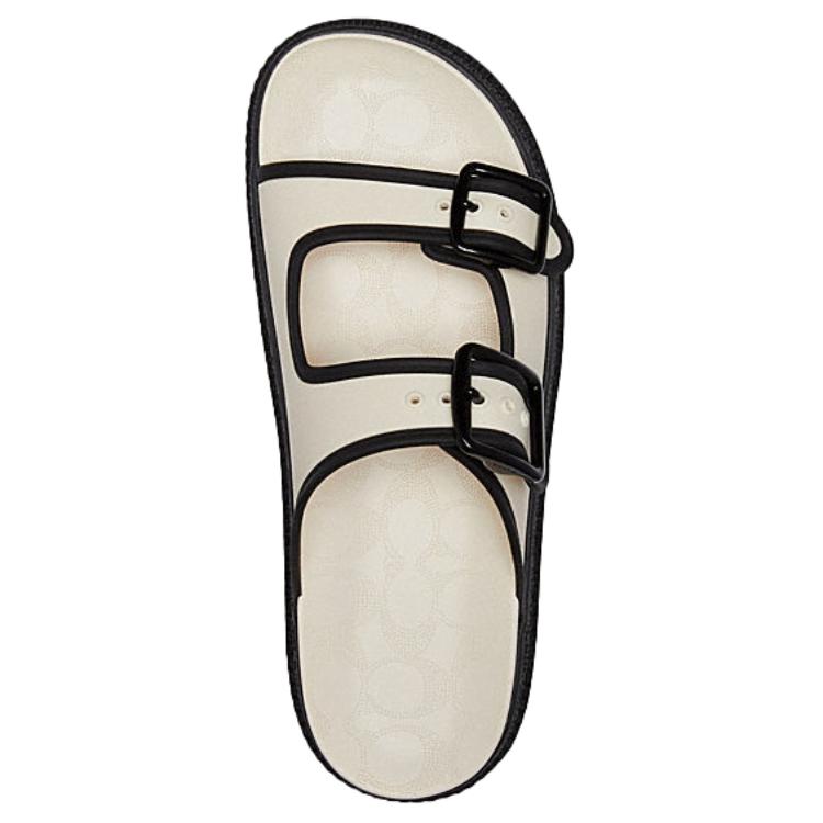 COACH Slide Slippers Women's Chalk White купить в интернет-магазине Yoocart с быстрой доставкой по России.