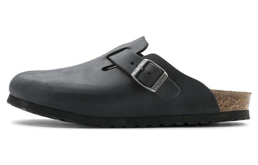 Birkenstock Boston Oiled Leather 'Black'