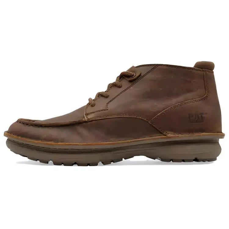 CAT Ankle-Length Outdoor Boots Men's Dark Khaki