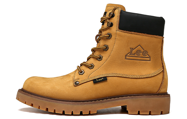 Lee Yellow Boots Short Martin Boot Unisex