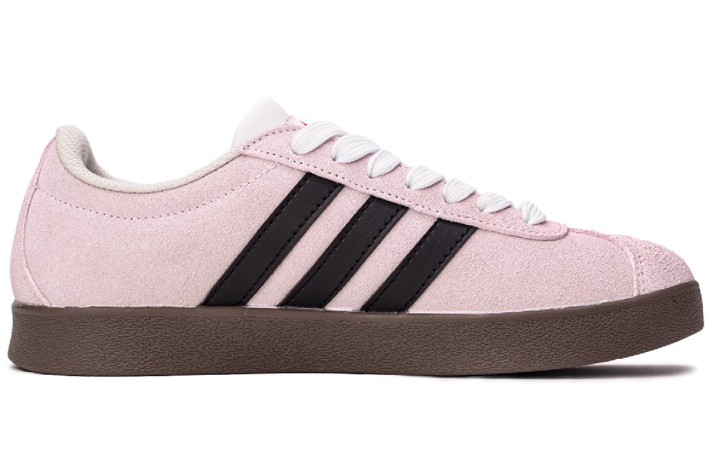 Adidas Neo Vl Court Classic Skateboard Shoes Unisex Low-Top Pink/Black
