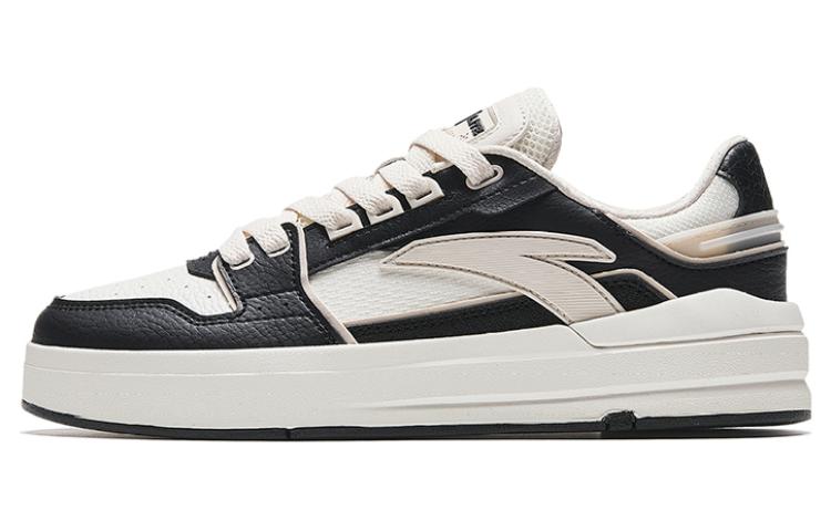 Anta Street Play LITE Slip Resistant, Abrasion Resistant, Lightweight Low Top Skateboard Shoes Women's Black White Gray