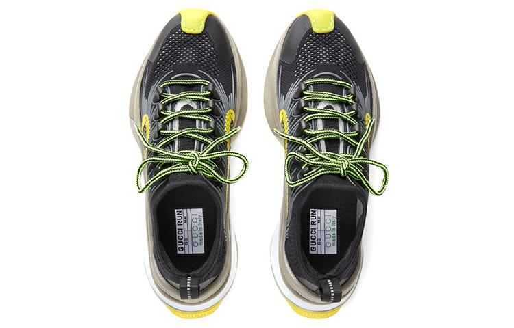 GUCCI Run Sneaker 'Black Yellow' купить в интернет-магазине Yoocart с быстрой доставкой по России.