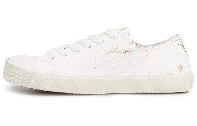 Maison Margiela Tabi Stylish Skateboarding Shoes Women's White Distressed Style
