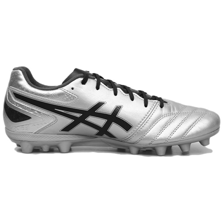 Asics AG Rubber Short Studs Cushioning Wear-Resistant Soccer Shoes Unisex Silver Gray