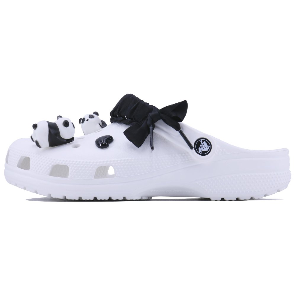Crocs Classic Clog Panda Tarepanda SDS Clogs Unisex White