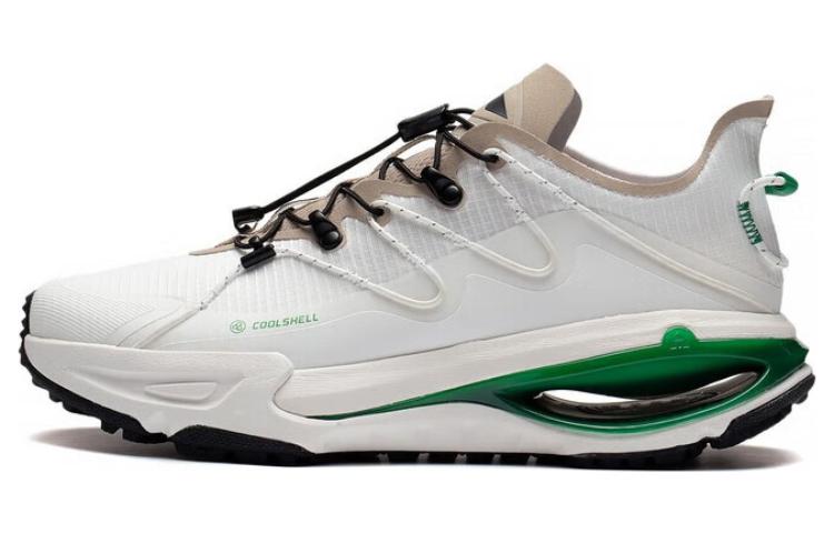 LiNing Yijie Durable Breathable Low-Top Running Shoes Men's White Umber