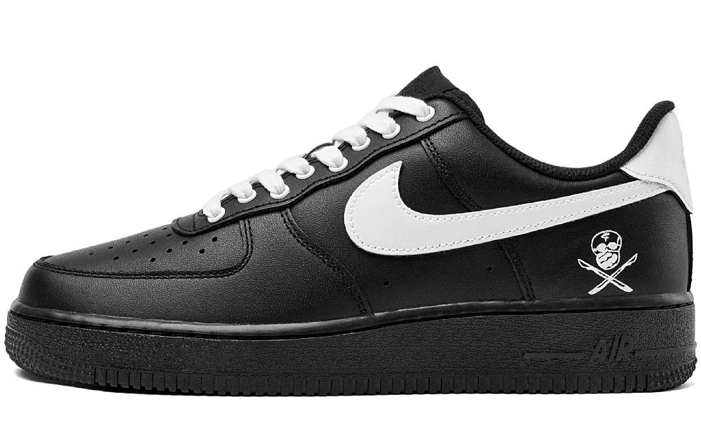 Nike Air Force 1 Air Force 1 Wear-Resistant Balance Low-Top Skateboard Shoes Unisex Black White