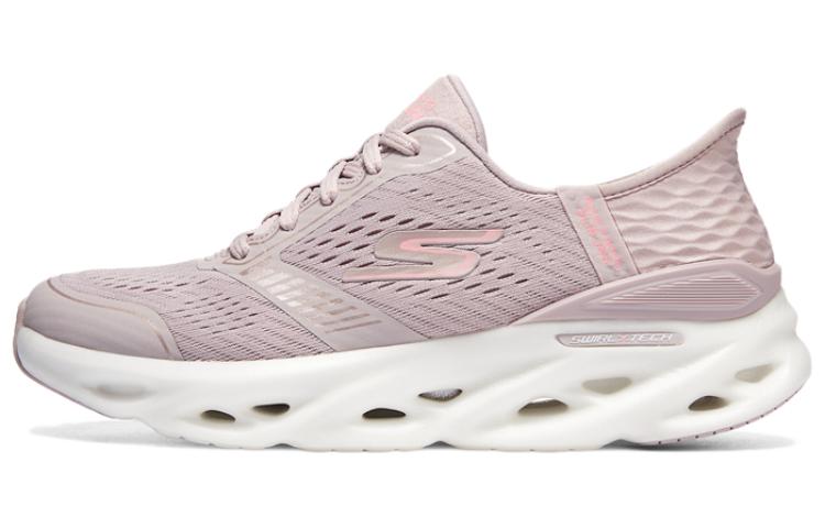 Skechers Cushioning Wear-Resistant Low-Top Casual Running Shoes Women's Pale Dogwood
