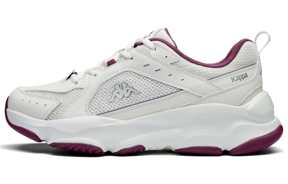 Kappa Urban Sports Slip Resistant Abrasion Resistant Low top Running Shoes Unisex White Red