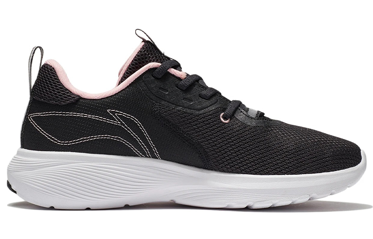 LiNing Breathable Low top Running Shoes Women's Black