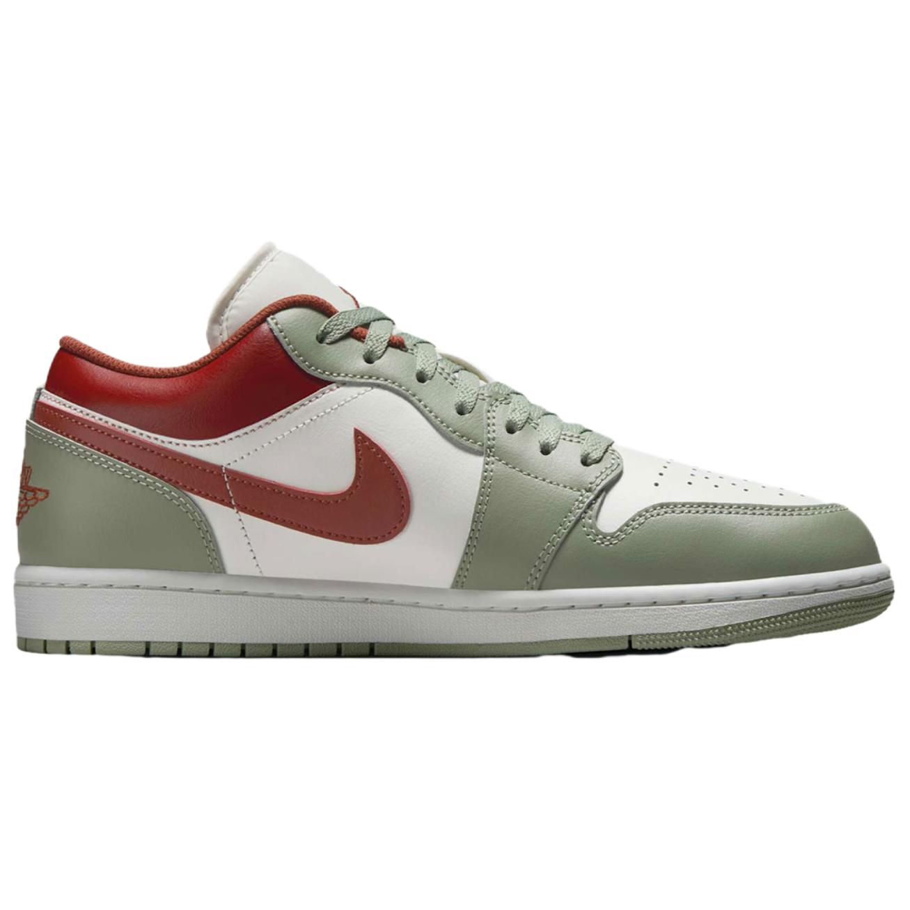 Jordan Air Jordan 1 Low top Vintage Basketball Shoes Unisex Green