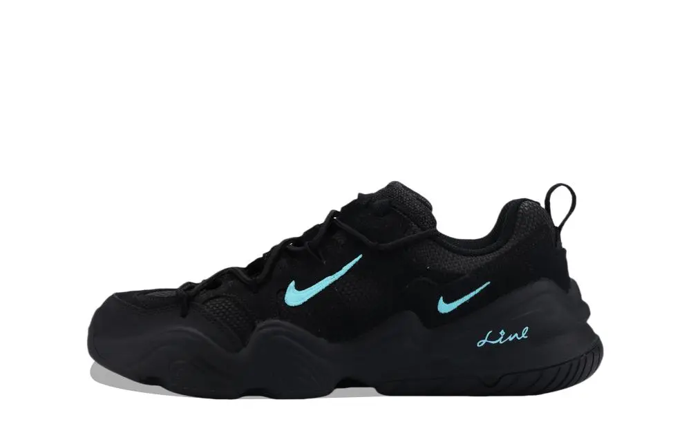 Nike Tech Hera Green Cushioning Height Increase Low top Casual Shoes Unisex Black Green