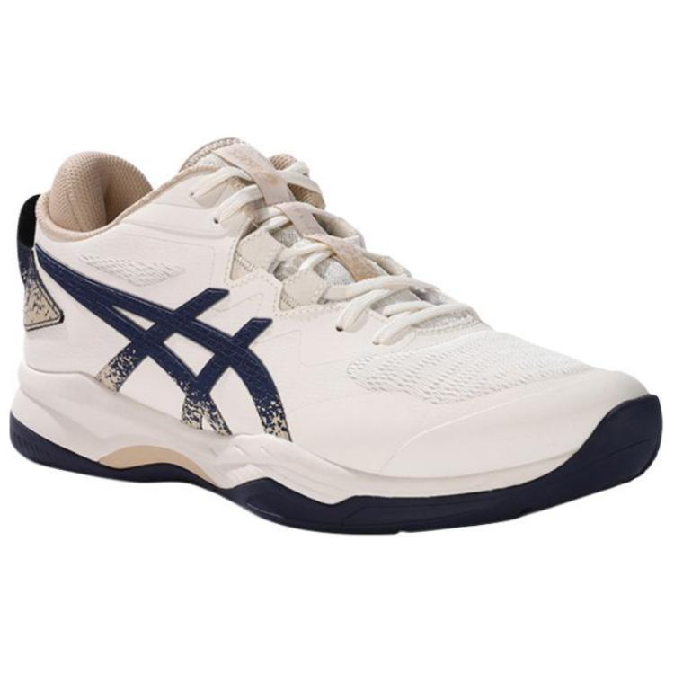 Asics GEL-FASTBLAZE Cushioned Wear-Resistant Coverage Low-Top Basketball Shoes Men's Beige Blue