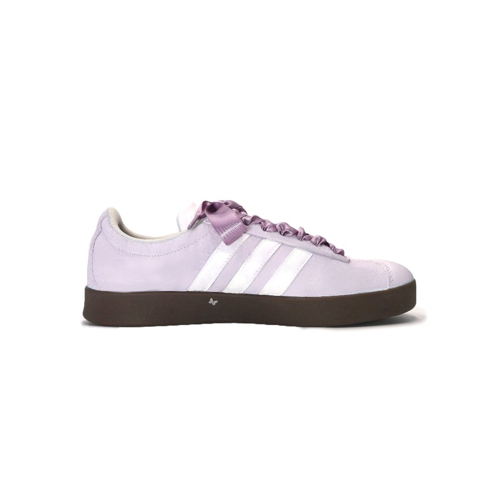 Adidas Neo VL Court 2.0 Anti-Slip Wear-Resistant Low-Top Skateboard Shoes Unisex Purple White