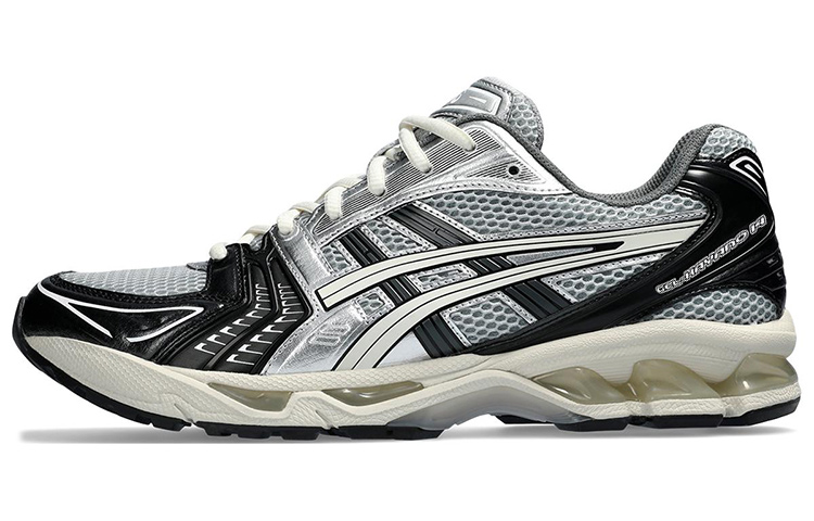 Asics Gel Kayano 14 Black Glacier Grey Silver