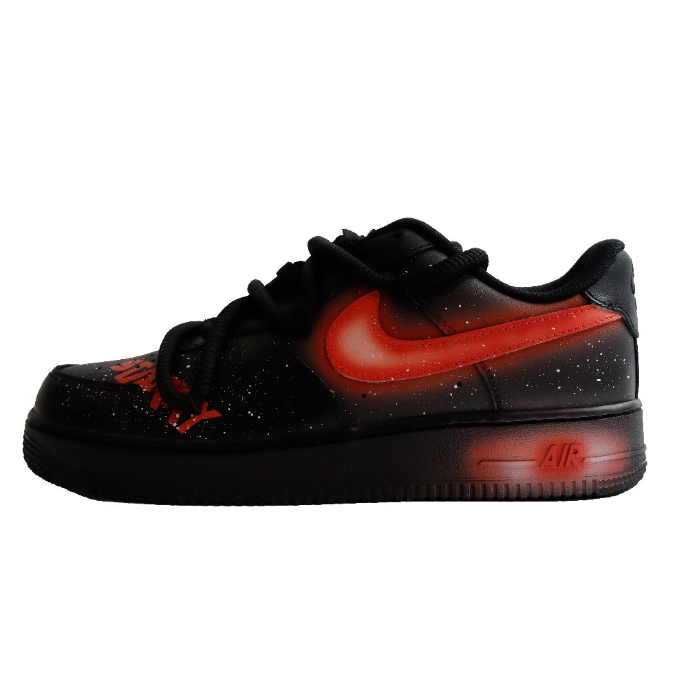Nike Air Force 1 Slip-Resistant Low-Top Skateboard Shoes Unisex Black