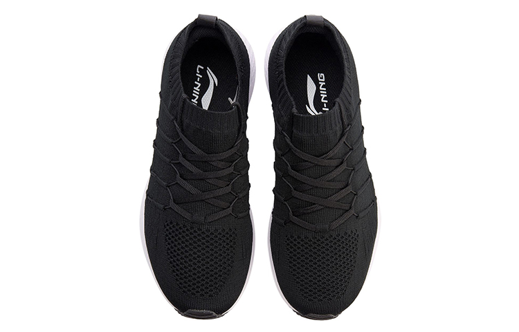 LINING Speed Star Running Shoes Women's Low-Top Black White