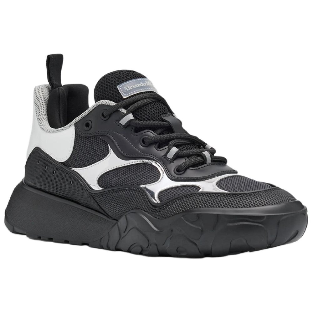 Alexander McQueen Court Low Top Casual Shoes Men's Black