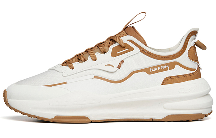 Anta C37 Series Low Top Sports Casual Shoes Women's White Brown