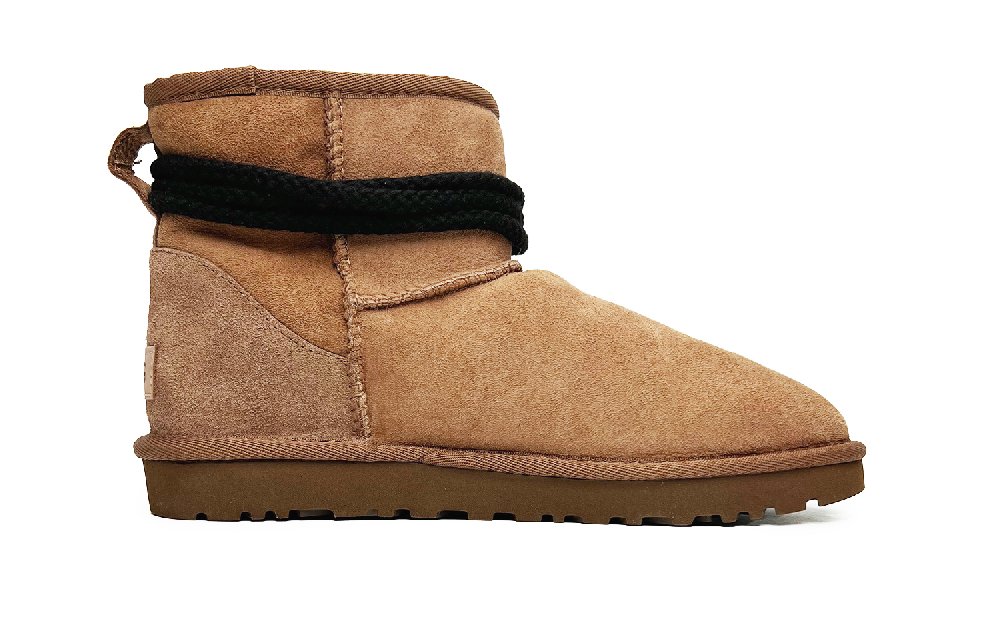UGG CLASSIC MINI Warm And Wear-Resistant Short Snow Boots Women's Brown