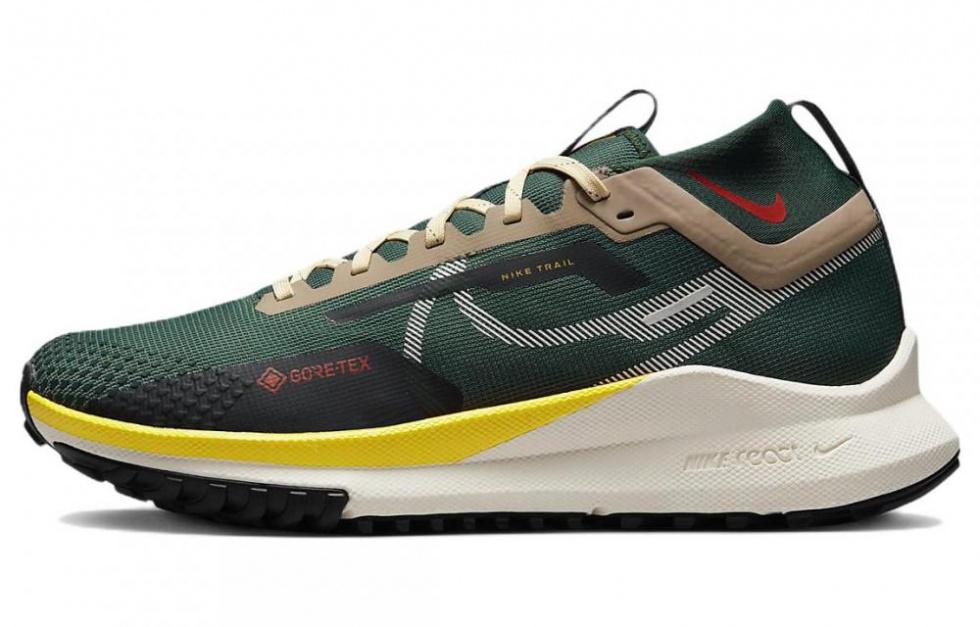 Nike React Pegasus Trail 4 Gore Tex Noble Green Picante Red