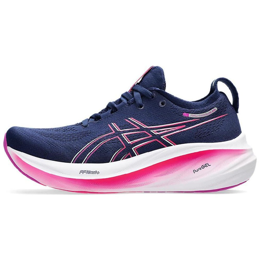 Asics Gel Nimbus 26 Blue Expanse Bold Magenta Women's