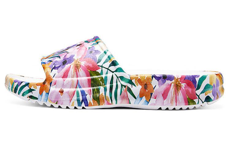 Skechers Foamies Rubber Sole Slide Slippers Women's White Multicolor