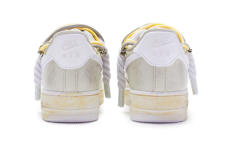 Nike Air Force 1 Anti Slip Wear Resistant Low Top Skateboard Shoes Women's Beige White Brown купить в интернет-магазине Yoocart с быстрой доставкой по России.