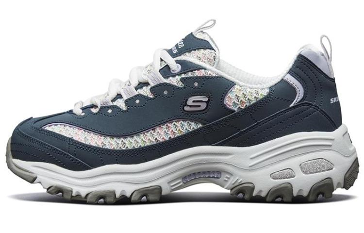 Skechers D'lites 1.0 Blue/White Women's