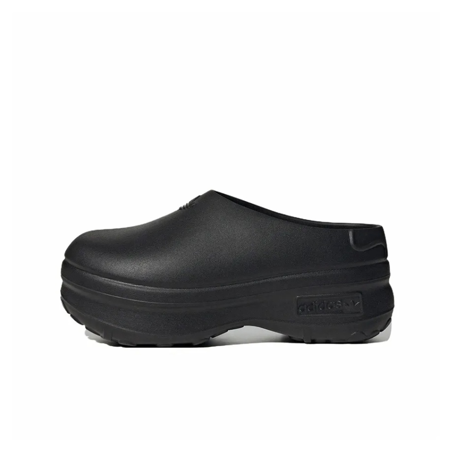 Adidas Originals AdiFOM Stan Smith Mule Slip Resistant Closed Toe Slippers Women's Black Blue